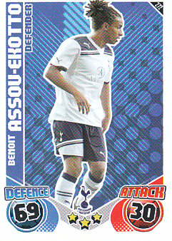 Benoit Assou-Ekotto Tottenham Hotspur 2010/11 Topps Match Attax #272